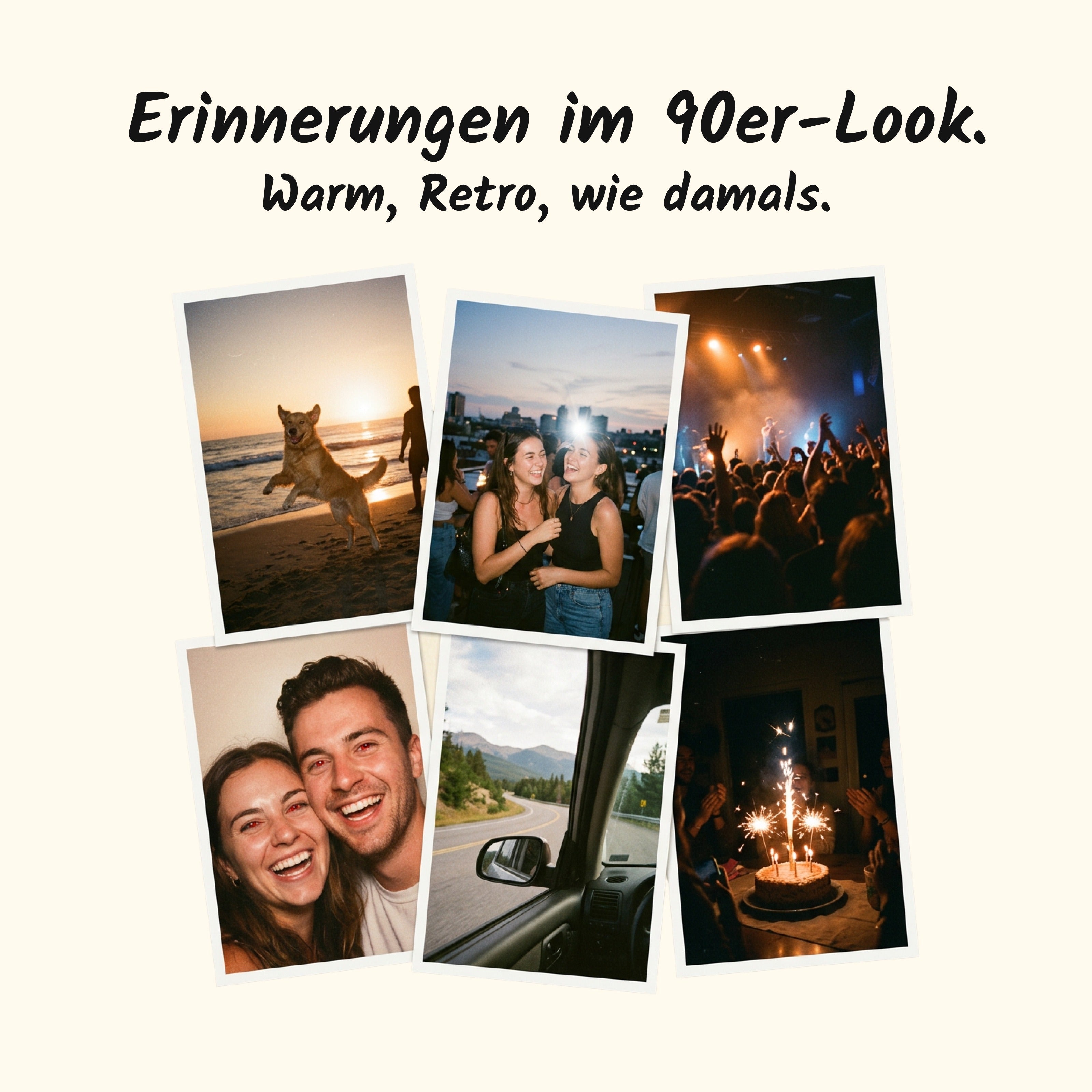 Erinnerungen im 1999-Look