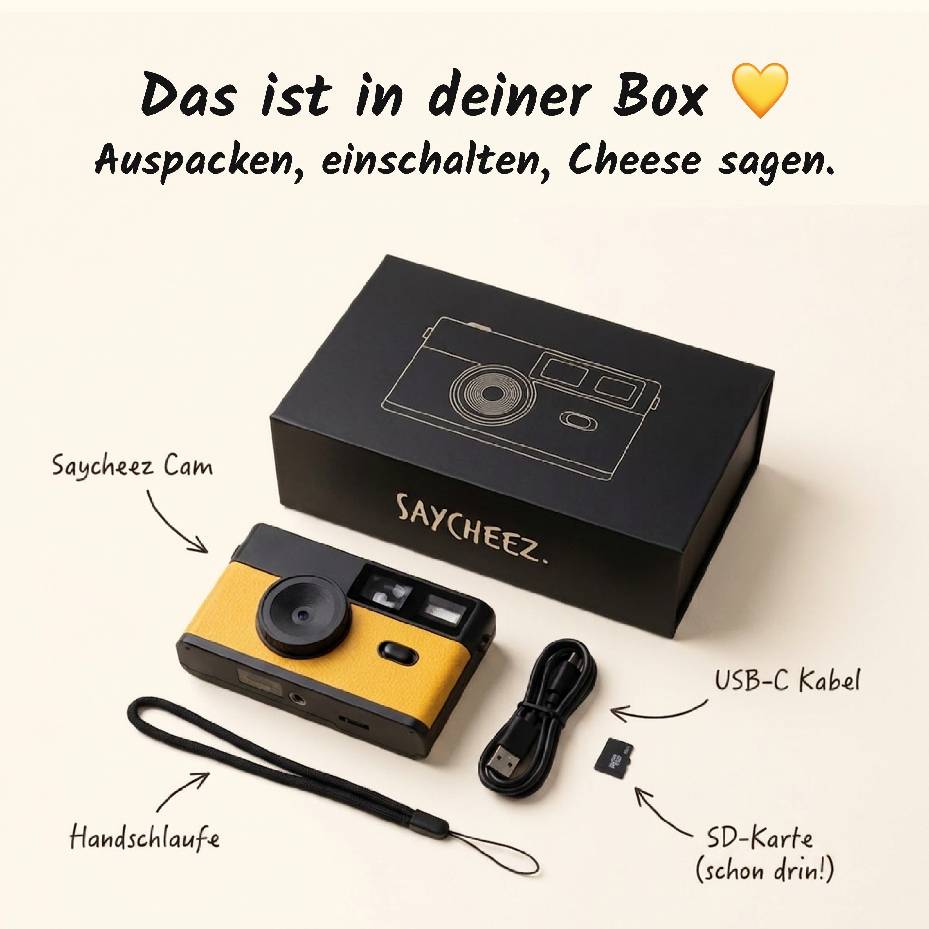Das ist in deiner Box – Lieferumfang